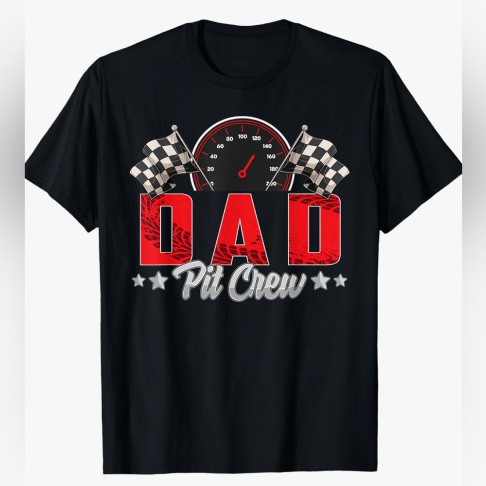 ‘Dad Pit Crew' Graphic T-Shirt